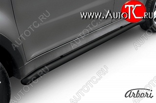 6 794 р. Защита порогов Arbori SSANGYONG Actyon дорестайлинг (2010-2013)  с доставкой в г. Майкоп