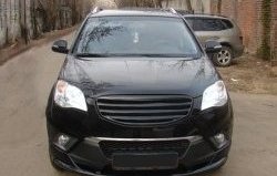 3 949 р. Решётка радиатора CT SSANGYONG Actyon дорестайлинг (2010-2013) (Неокрашенная)  с доставкой в г. Майкоп. Увеличить фотографию 4