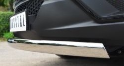 11 599 р. Защита переднего бампера (Ø75х42 мм, нержавейка) Russtal SSANGYONG Actyon дорестайлинг (2010-2013)  с доставкой в г. Майкоп. Увеличить фотографию 3