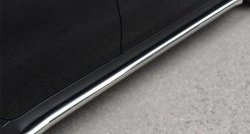 70 999 р. Защита порогов из круглой трубы диаметром 63 мм Russtal SSANGYONG Actyon дорестайлинг (2010-2013) (Защита порогов с со скосами на торцах (вариант 1))  с доставкой в г. Майкоп. Увеличить фотографию 2