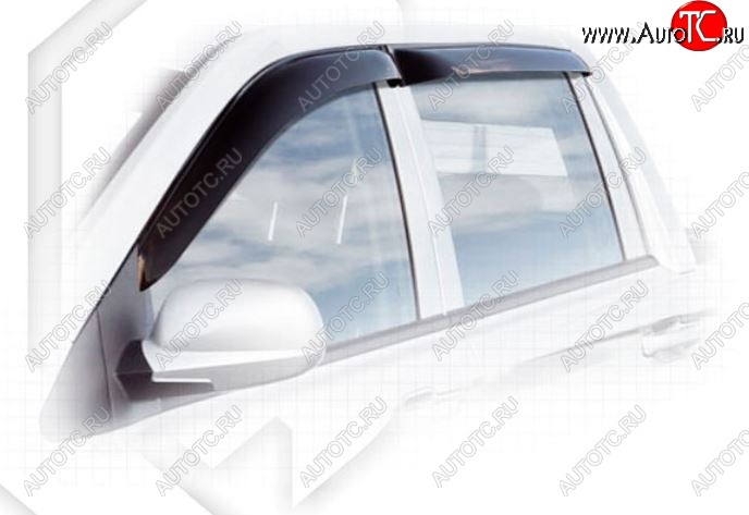 2 079 р. Дефлектора окон CA-Plastiс  SSANGYONG Korando  Sports (2012-2025) (Classic полупрозрачный, Без хром.молдинга)  с доставкой в г. Майкоп