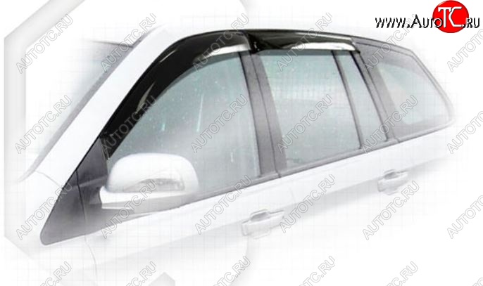2 969 р. Дефлектора окон CA-Plastiс SSANGYONG Kyron рестайлинг (2007-2016) (Classic полупрозрачный, Без хром.молдинга)  с доставкой в г. Майкоп