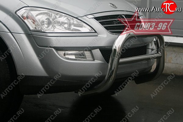 17 954 р. Защита переднего бампера Souz-96 (d76) SSANGYONG Kyron дорестайлинг (2005-2007)  с доставкой в г. Майкоп