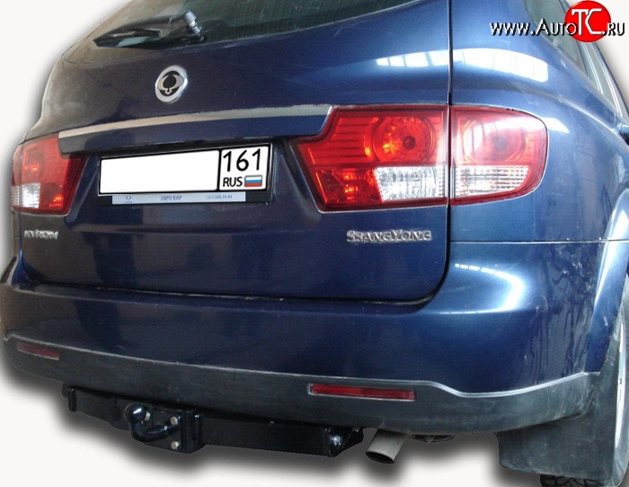 10 799 р. Фаркоп Лидер Плюс (до 2000 кг) SSANGYONG Rexton Y200 (2001-2006) (Без электропакета)  с доставкой в г. Майкоп