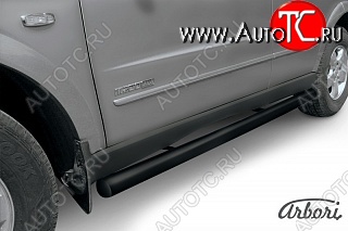 6 569 р. Защита порогов Arbori SSANGYONG Kyron рестайлинг (2007-2016)  с доставкой в г. Майкоп