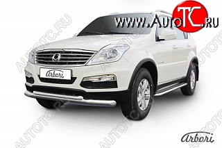 14 219 р. Обвес переднего бампера Arbori SSANGYONG Rexton Y290 (2012-2017)  с доставкой в г. Майкоп