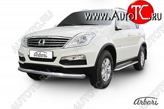 12 689 р. Обвес переднего бампера Arbori SSANGYONG Rexton Y290 (2012-2017)  с доставкой в г. Майкоп