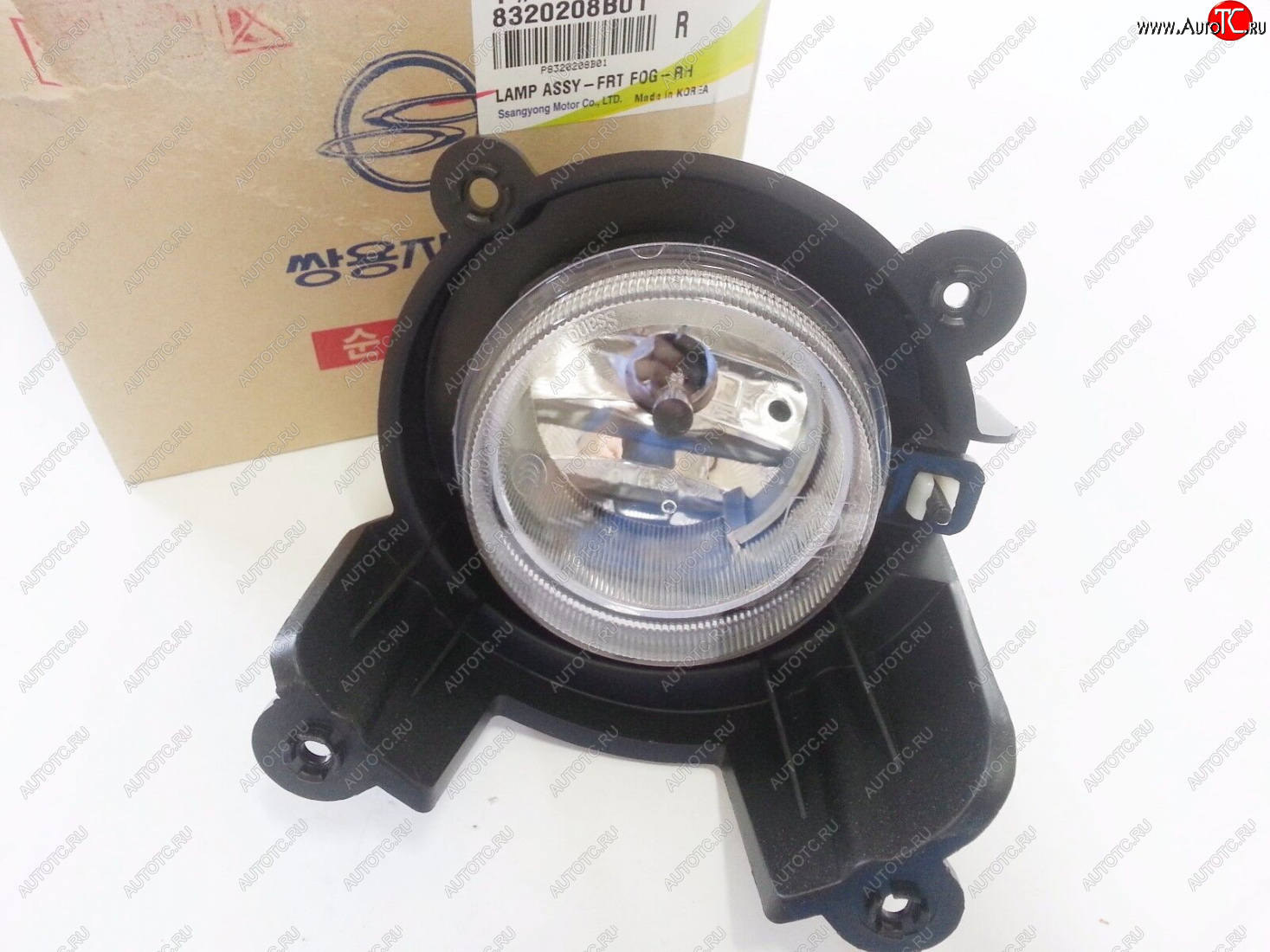 5 299 р. Противотуманная правая фара Оригинал SSANGYONG Rexton Y250 (2006-2012)  с доставкой в г. Майкоп