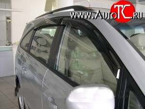 746 р. Дефлекторы окон (ветровики) Novline 4 шт SSANGYONG Rexton Y200 (2001-2006)  с доставкой в г. Майкоп