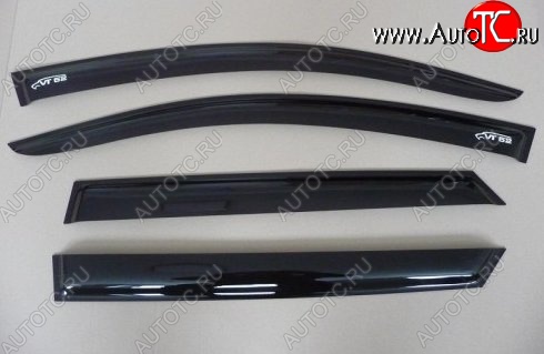 999 р. Комплект дефлекторов окон (ветровиков) 4 шт. Russtal SSANGYONG Rexton Y250 (2006-2012)  с доставкой в г. Майкоп