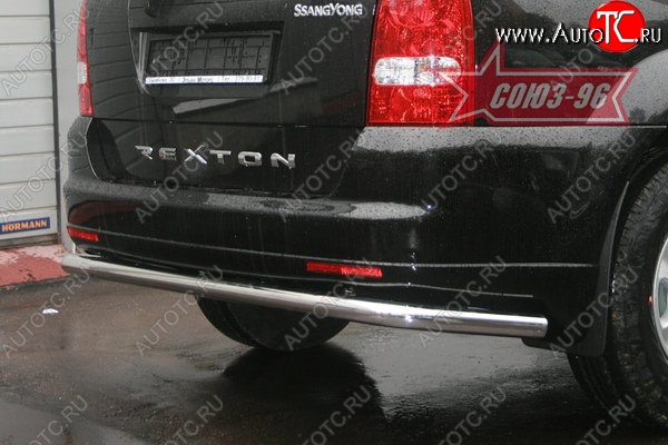 9 629 р. Защита заднего бампера Souz-96 (d60) SSANGYONG Rexton Y250 (2006-2012)  с доставкой в г. Майкоп