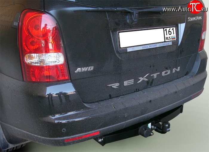 4 999 р. Фаркоп Лидер Плюс SSANGYONG Rexton Y250 (2006-2012) (Без электропакета)  с доставкой в г. Майкоп