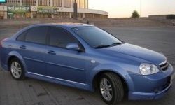 5 949 р. Накладка Street Edition на передний бампер Chevrolet Lacetti седан (2002-2013) (Неокрашенная)  с доставкой в г. Майкоп. Увеличить фотографию 2