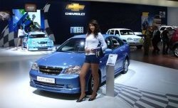 5 949 р. Накладка Street Edition на передний бампер Chevrolet Lacetti седан (2002-2013) (Неокрашенная)  с доставкой в г. Майкоп. Увеличить фотографию 3