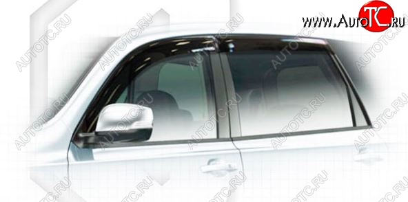1 999 р. Дефлектора окон CA-Plastiс Subaru Exiga (2008-2015) (Classic полупрозрачный, Без хром.молдинга)  с доставкой в г. Майкоп