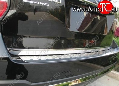 5 949 р. Нижняя накладка на крышку багажника СТ Subaru Forester SJ рестайлинг (2016-2019)  с доставкой в г. Майкоп
