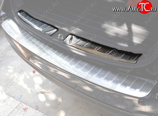 9 199 р. Металлический порожек в багажник автомобиля СТ Subaru Forester SJ дорестайлинг (2012-2016)  с доставкой в г. Майкоп