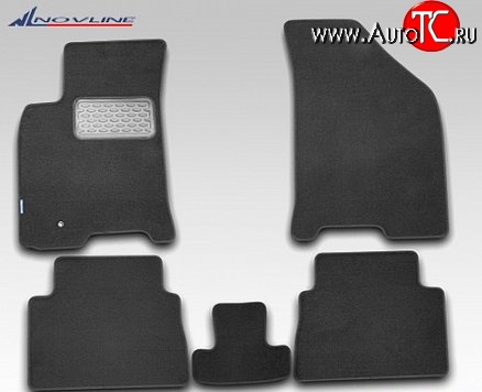 2 429 р. Комплект ковриков в салон Element 5 шт. (текстиль) Subaru Forester SJ дорестайлинг (2012-2016)  с доставкой в г. Майкоп