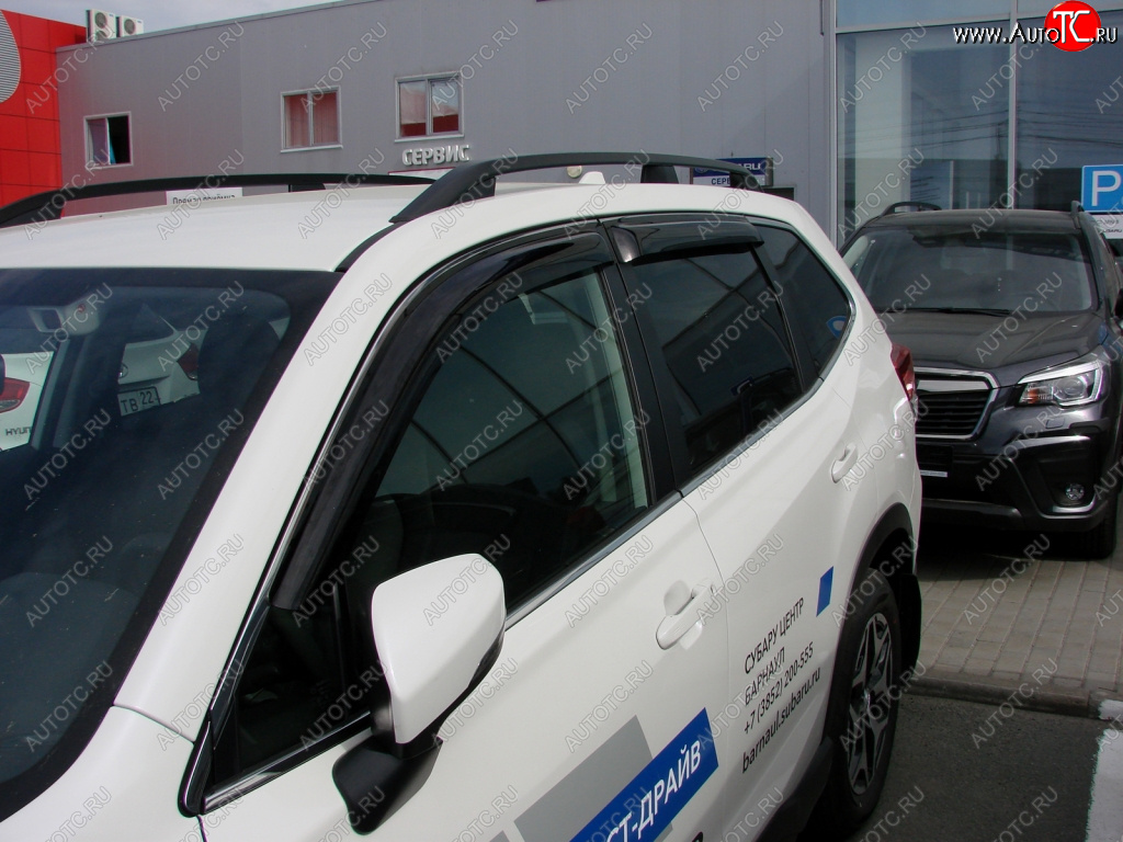 3 399 р. Дефлектора окон SIM Subaru Forester SK/S14 дорестайлинг (2018-2021)  с доставкой в г. Майкоп