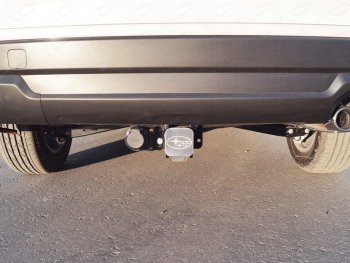Фаркоп (тягово-сцепное устройство) TCC Subaru Forester  SK/S14 (2018-2021) дорестайлинг (Оцинкованный, шар E)