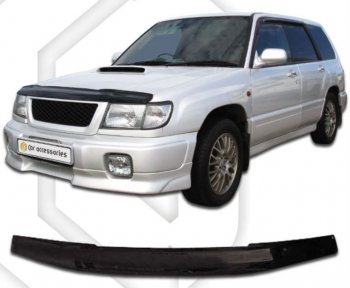 Дефлектор капота CA-Plastic Subaru Forester SF дорестайлинг (1997-2000)