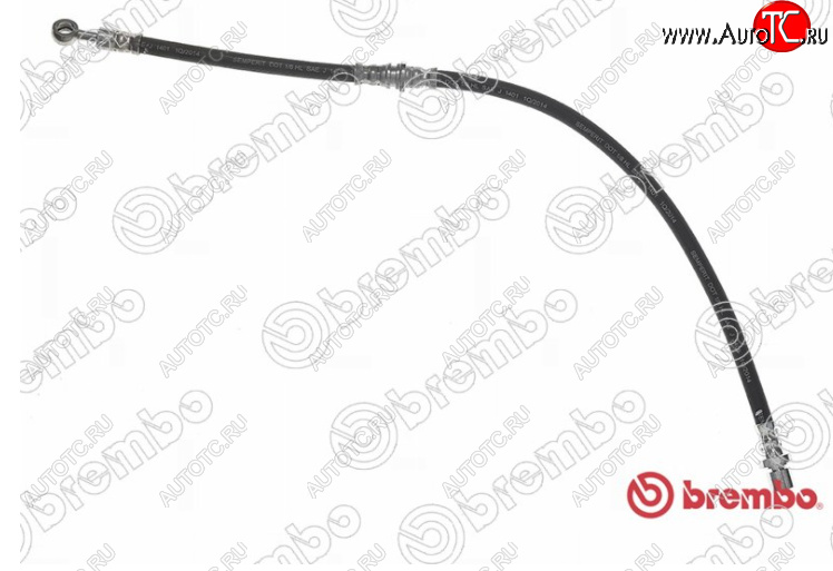 2 659 р. Правый передний тормозной шланг BREMBO Subaru Forester SF дорестайлинг (1997-2000)  с доставкой в г. Майкоп