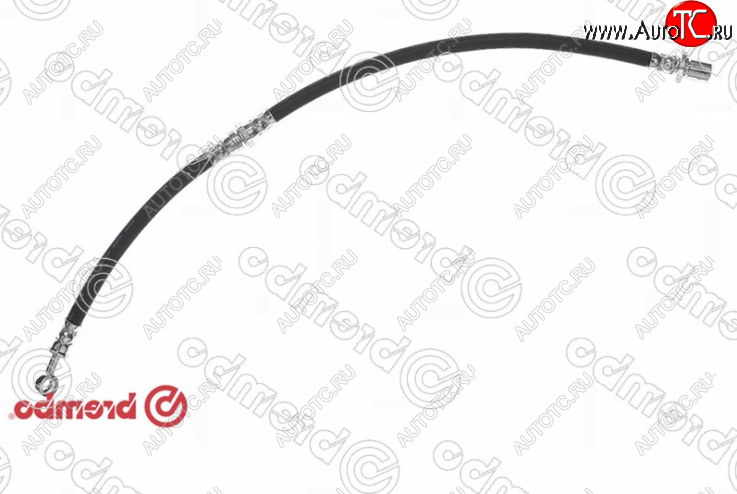 2 659 р. Правый задний тормозной шланг BREMBO Subaru Forester SF дорестайлинг (1997-2000)  с доставкой в г. Майкоп