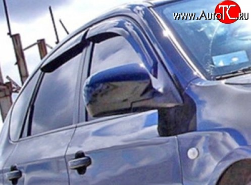 999 р. Комплект дефлекторов окон (ветровиков) 4 шт. Russtal Subaru Forester SH (2008-2013)  с доставкой в г. Майкоп