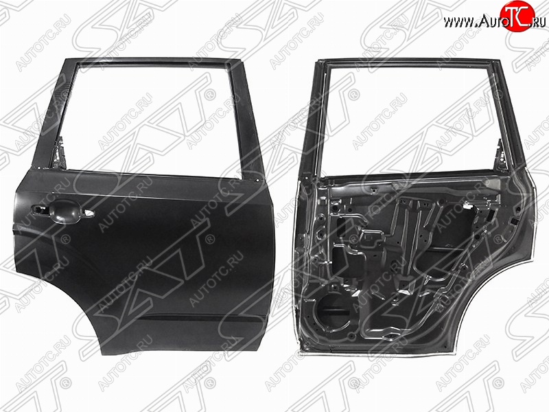 14 449 р. Правая дверь задняя SAT Subaru Forester SH (2008-2013) (Неокрашенная)  с доставкой в г. Майкоп