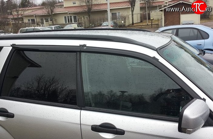 1 849 р. Комплект дефлекторов окон SkyLine Subaru Forester SH (2008-2013)  с доставкой в г. Майкоп