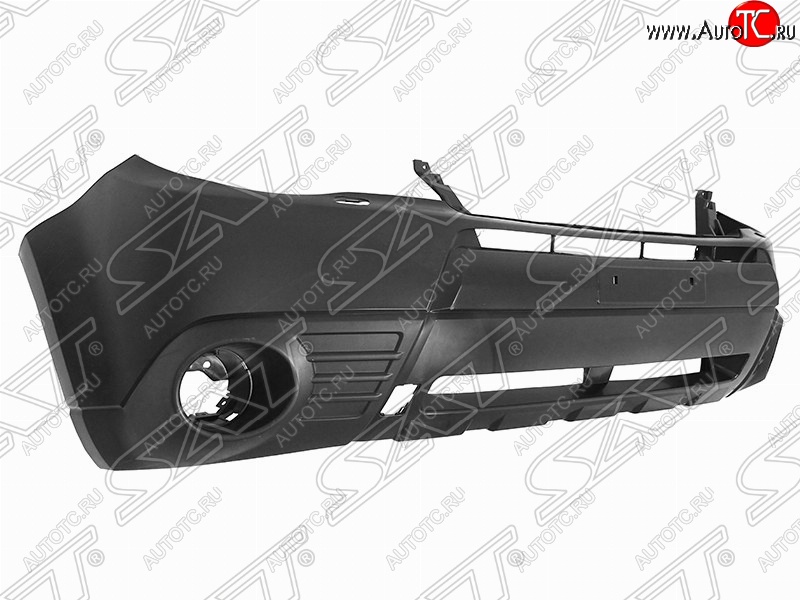 6 399 р. Передний бампер SAT (под омыватели) Subaru Forester SH (2008-2013) (Неокрашенный)  с доставкой в г. Майкоп