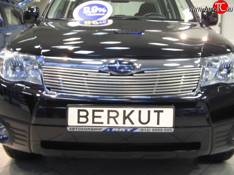 5 799 р. Декоративная вставка решетки радиатора SH Berkut Subaru Forester SH (2008-2013)  с доставкой в г. Майкоп