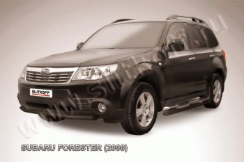 Защита переднего бампер Slitkoff Subaru Forester  SH (2008-2013)
