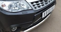 15 999 р. Одинарная защита переднего бампера диаметром 76 мм SLITKOFF Subaru Forester SH (2008-2013)  с доставкой в г. Майкоп. Увеличить фотографию 3