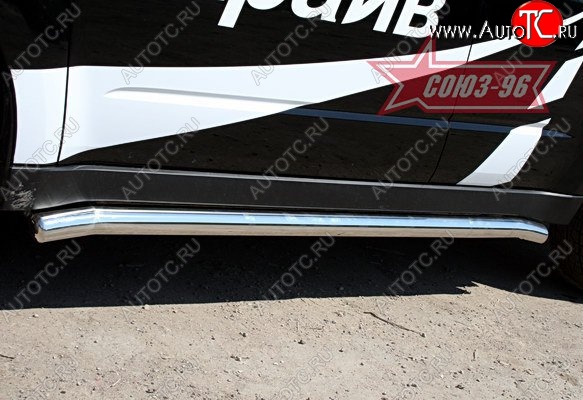 12 239 р. Защита порогов Souz-96 (d60) Subaru Forester SH (2008-2013)  с доставкой в г. Майкоп