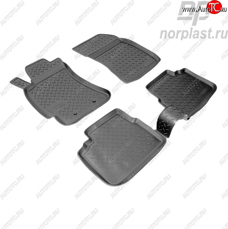 2 569 р. Комплект ковриков в салон Norplast Subaru Forester SH (2008-2013)  с доставкой в г. Майкоп