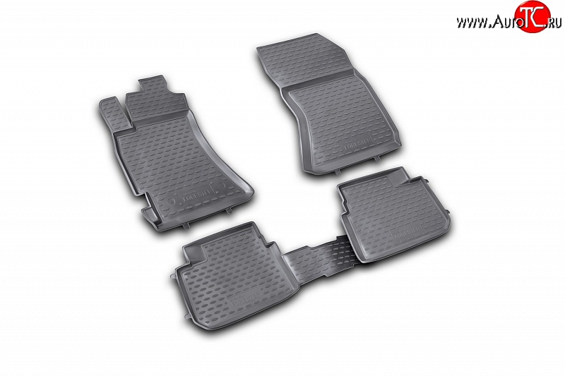 2 799 р. Коврики в салон Element 4 шт. (полиуретан) (2.5 XT) Subaru Forester SH (2008-2013)  с доставкой в г. Майкоп