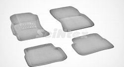 Износостойкие коврики в салон 3D SUBARU FORESTER III серые (компл) Subaru Forester  SH (2008-2013)