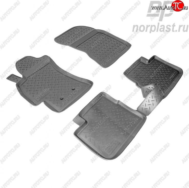 2 699 р. Комплект ковриков в салон Norplast  Subaru Impreza ( GE,  GH) (2007-2012) седан, хэтчбэк  с доставкой в г. Майкоп