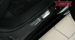 2 564 р. Накладки на внутреннюю пластиковую часть порога Souz-96 Subaru Impreza GE седан (2007-2012)  с доставкой в г. Майкоп. Увеличить фотографию 2
