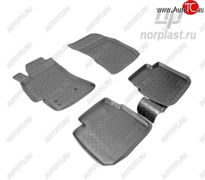 2 999 р. Коврики салонные Noplast  Subaru Legacy  BN/B15 (2017-2025) рестайлинг седан  с доставкой в г. Майкоп