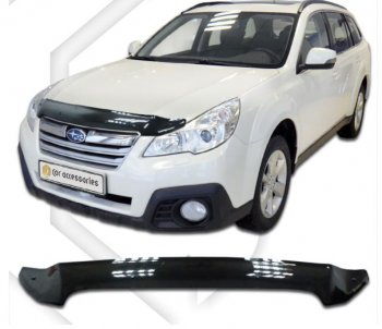 Дефлектор капота (USA) CA-Plastiс Subaru Outback ( BR/B14,  BR,) (2009-2015) дорестайлинг универсал, B14)  рестайлинг универсал