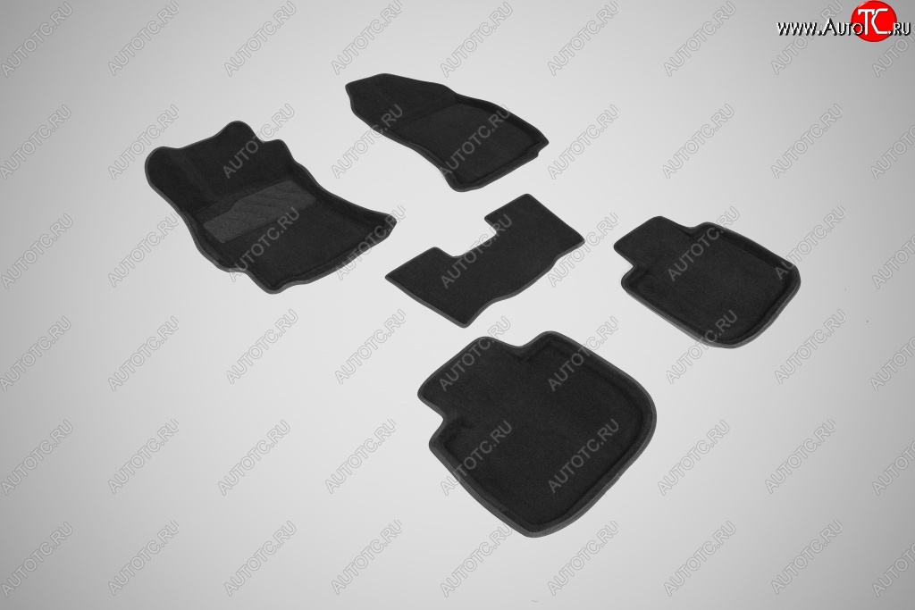 5 699 р. Износостойкие коврики в салон 3D SUBARU OUTBACK V черные (компл) Subaru Outback BS/B15 дорестайлинг универсал (2014-2018)  с доставкой в г. Майкоп