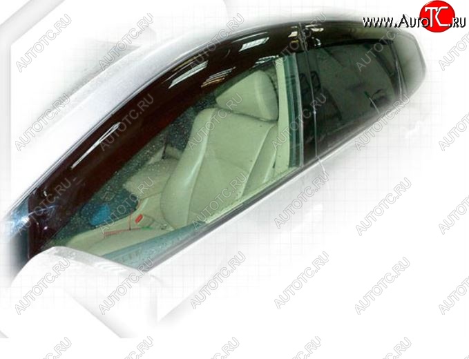 2 079 р. Дефлектора окон CA-Plastiс Subaru Tribeca (2008-2014) (Classic полупрозрачный, Без хром.молдинга)  с доставкой в г. Майкоп