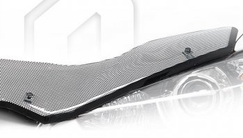 2 299 р. Дефлектора окон CA-Plastic  Subaru Tribeca (2008-2014) (Шелкография черная, Без хром молдинга)  с доставкой в г. Майкоп. Увеличить фотографию 2
