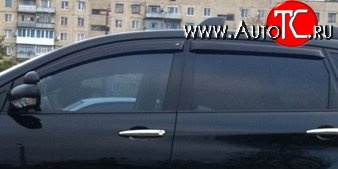 999 р. Комплект дефлекторов окон (ветровиков) 4 шт. Russtal Subaru Tribeca (2008-2014)  с доставкой в г. Майкоп