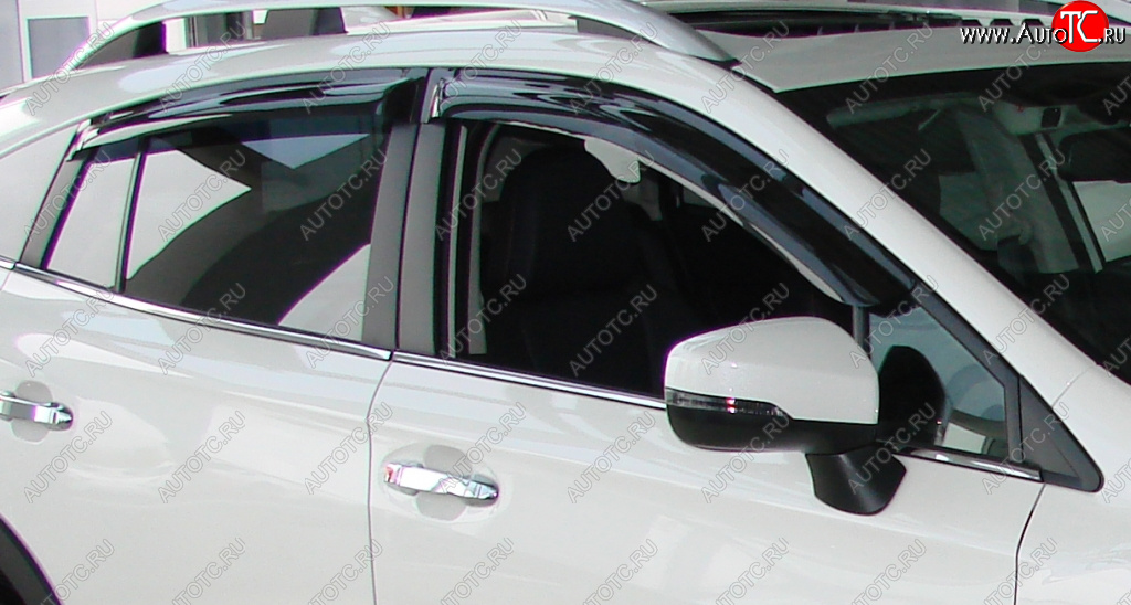 3 399 р. Дефлектора окон SIM Subaru XV GT/G24 дорестайлинг (2017-2021)  с доставкой в г. Майкоп