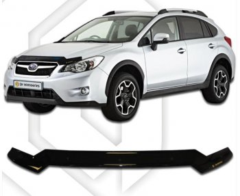 Дефлектор капота CA-Plastic Subaru XV GP/G33 дорестайлинг (2012-2016)