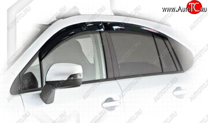 2 099 р. Дефлектора окон CA-Plastiс Subaru XV GP/G33 дорестайлинг (2012-2016) (Classic полупрозрачный, Без хром.молдинга)  с доставкой в г. Майкоп