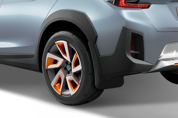 4 799 р. Брызговики задние Frosch Subaru XV GP/G33 дорестайлинг (2012-2016)  с доставкой в г. Майкоп. Увеличить фотографию 2